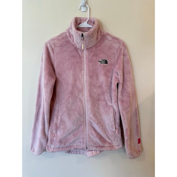 The North Face Fleece Jacket Womens Small Pink Osito Outdoor Classic Full Zip - Picture 1 of 14